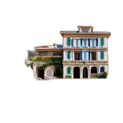 building, photorealistic, 3d render, concept art transparent PNG cut-out