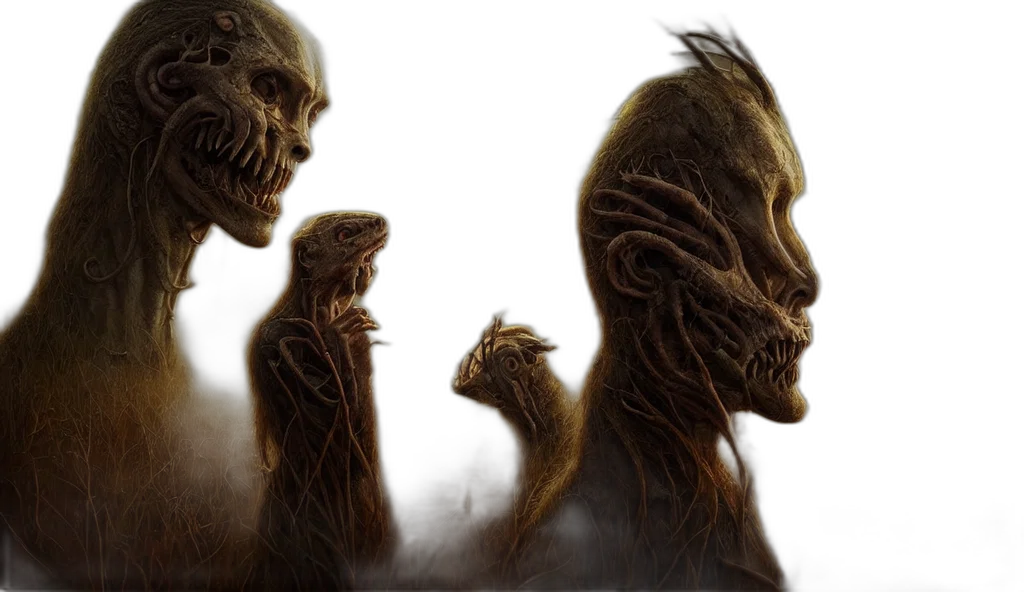 creature, mask, concept art, fantasy art, photorealistic, 3d render, epic, professional transparent PNG cut-out