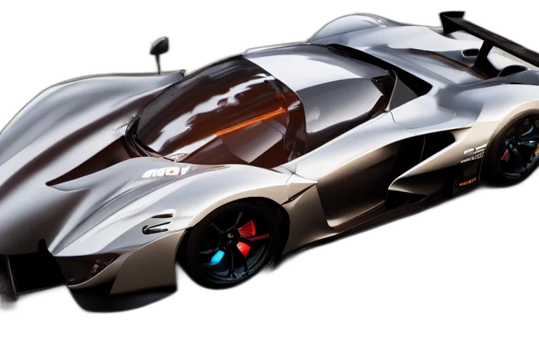 car, 3d render, concept art, photorealistic transparent PNG cut-out