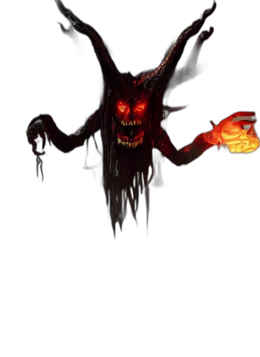 staff, creature, mask, dragon transparent PNG cut-out