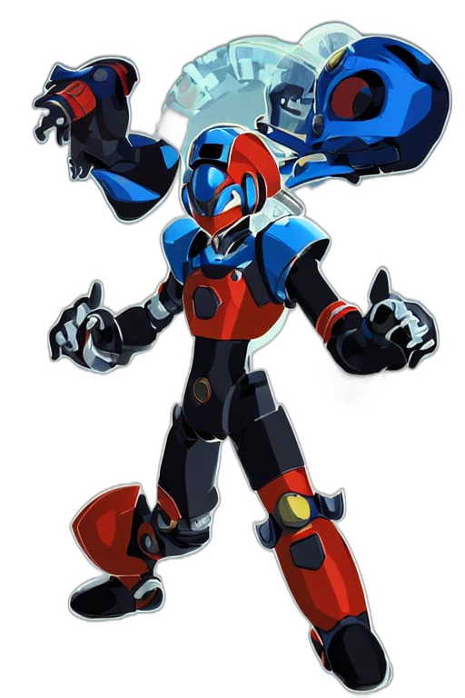 robot, weapon, concept art, 3d render transparent PNG cut-out