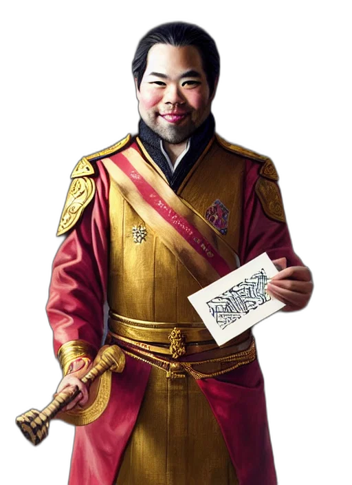 staff, crown, jacket, sword transparent PNG cut-out