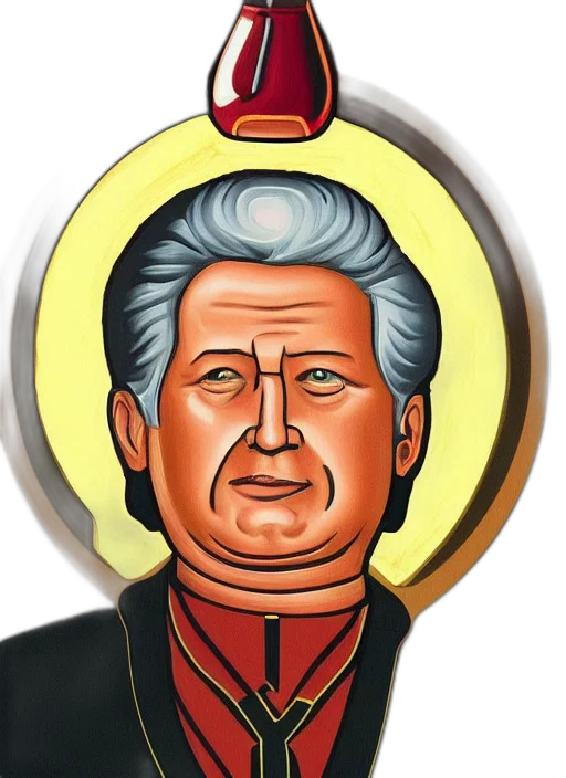 face, cartoon, president, yeltsin transparent PNG cut-out