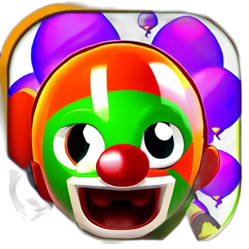 3d render, concept art, photorealistic, bloons transparent PNG cut-out