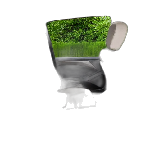 robot, mask, bottle, hat, 3d render, photorealistic, concept art, vaporwave transparent PNG cut-out