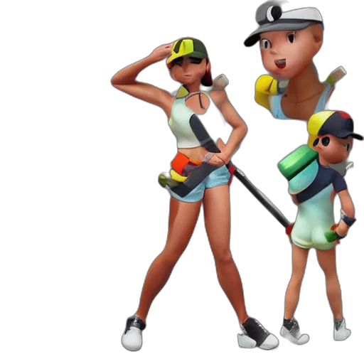3d render, concept art, cartoon, high transparent PNG cut-out