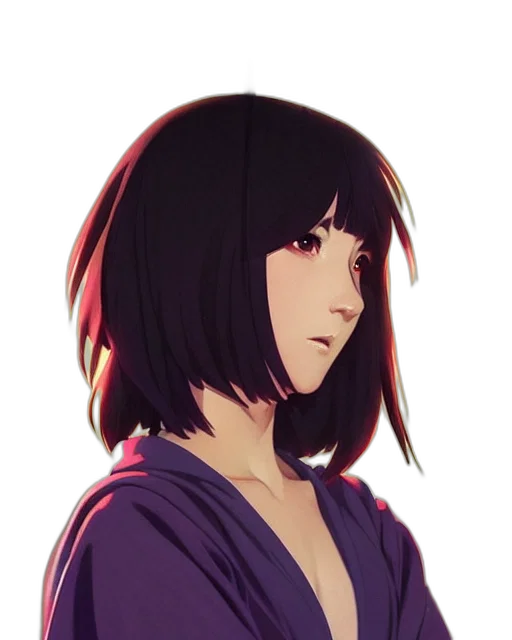 face, dress, mask, staff, anime, pixel art, concept art, fantasy art transparent PNG cut-out