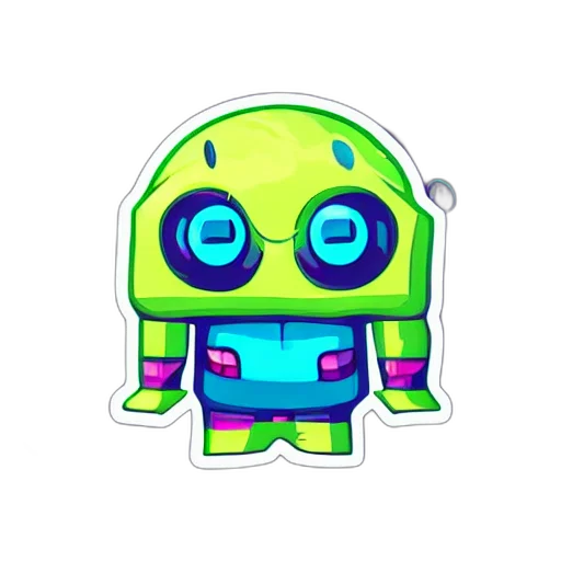 robot, creature, pixel art, concept art transparent PNG cut-out