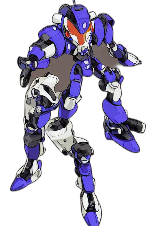 robot, weapon, concept art, anime, 3d render, pixel art, blue, boss transparent PNG cut-out