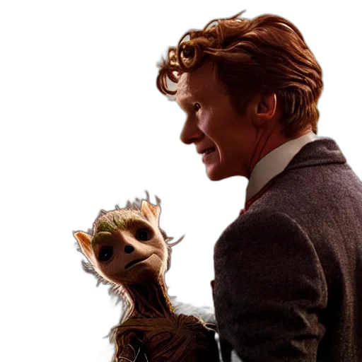 mask, creature, face, staff transparent PNG cut-out
