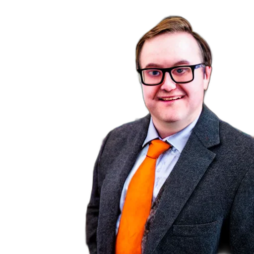 staff, jacket, face, dignified transparent PNG cut-out