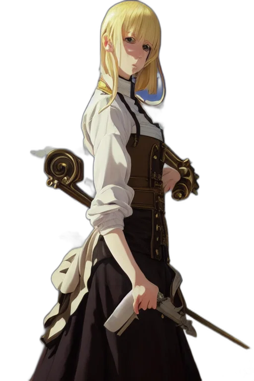 staff, dress, sword, weapon transparent PNG cut-out