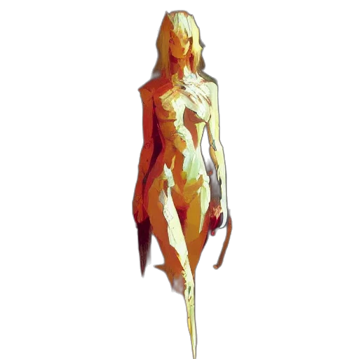 dress, creature, staff, food, concept art, pixel art, 3d render, fantasy art transparent PNG cut-out
