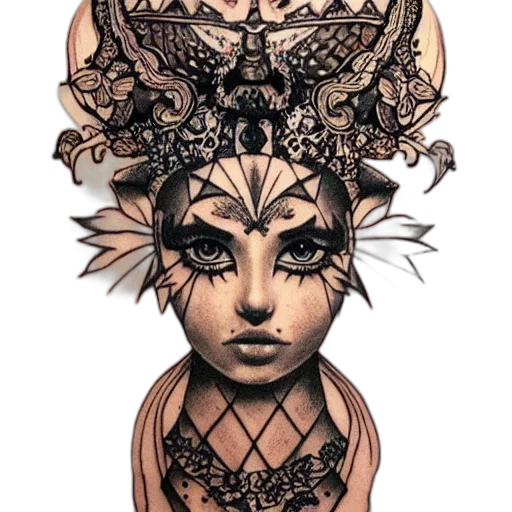 crown, mask, jewelry, face, fantasy art, concept art, watercolor, comic book art transparent PNG cut-out