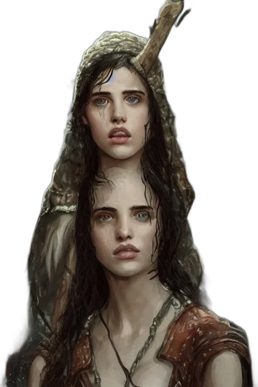 crown, face, fantasy art, concept art transparent PNG cut-out