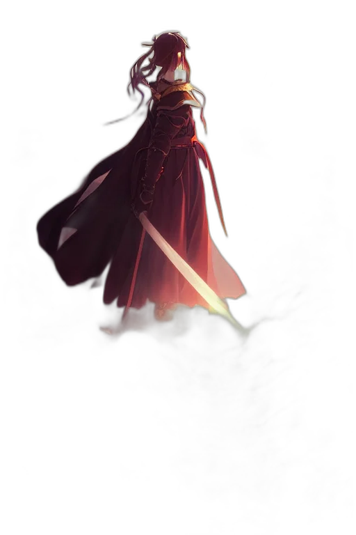 sword, dress, staff, weapon transparent PNG cut-out