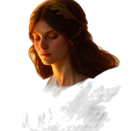 face, crown, dress, jewelry transparent PNG cut-out