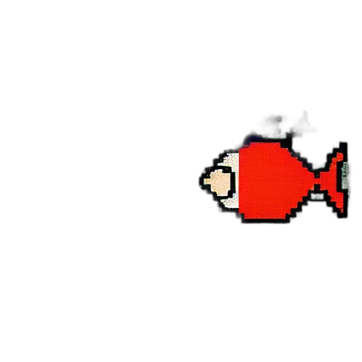 animal, creature, pixel art, concept art, underwater, pixel, fish, video transparent PNG cut-out