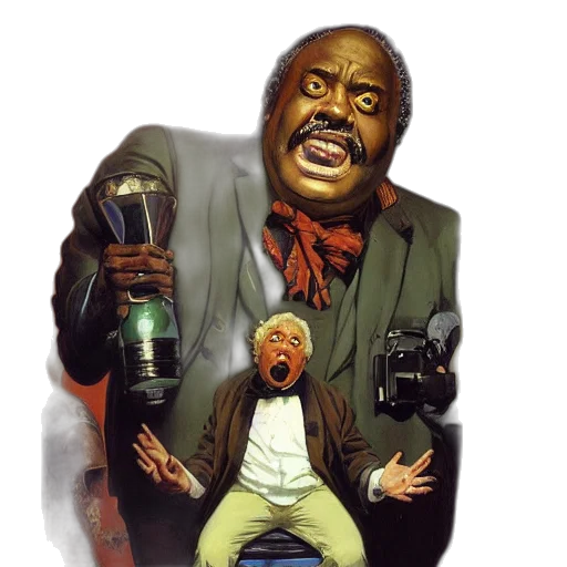 concept art, comic book art, cartoon, uncle transparent PNG cut-out