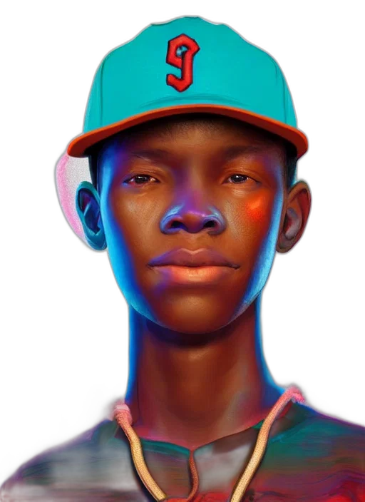 face, hat, creature, robot, photorealistic, concept art, 3d render, fantasy art transparent PNG cut-out