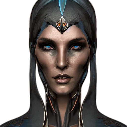 face, jewelry, staff, mask, concept art, fantasy art, cyberpunk, comic book art transparent PNG cut-out