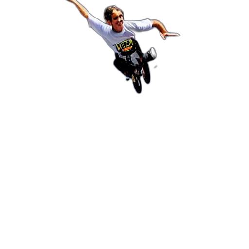 staff, pixel art, photorealistic, concept art, 3d render, bob, burnquist, launching transparent PNG cut-out