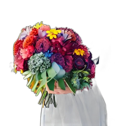crown, flower, hat, photorealistic transparent PNG cut-out