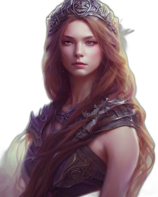 crown, face, dragon, dress, fantasy art, concept art, photorealistic, oil painting transparent PNG cut-out