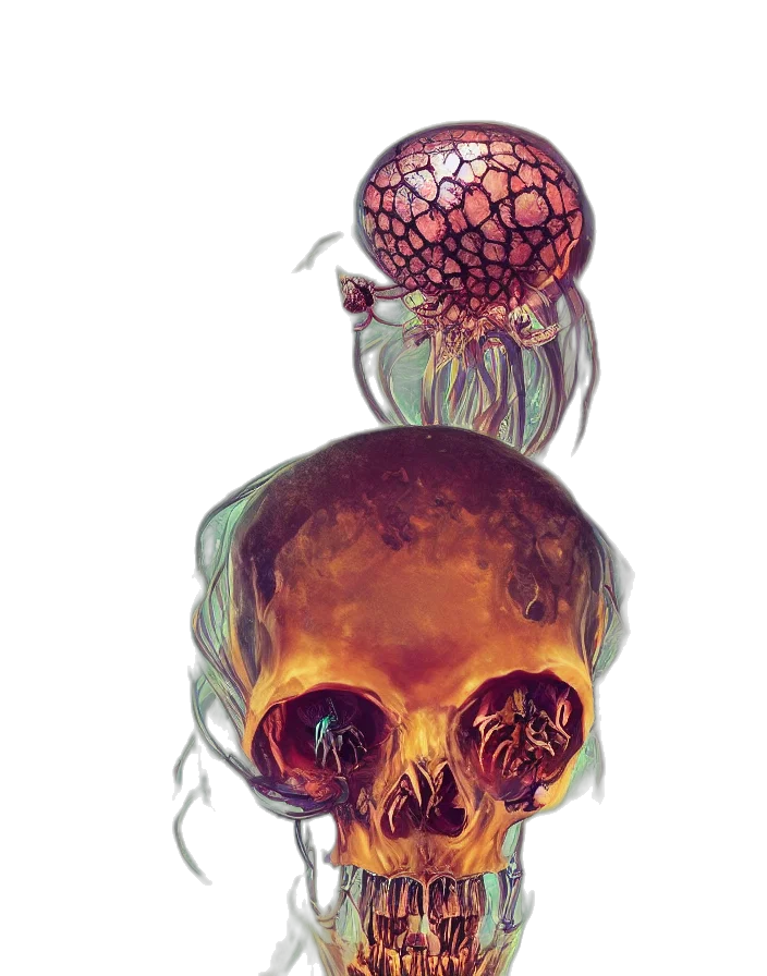 crown, creature, mask, face transparent PNG cut-out