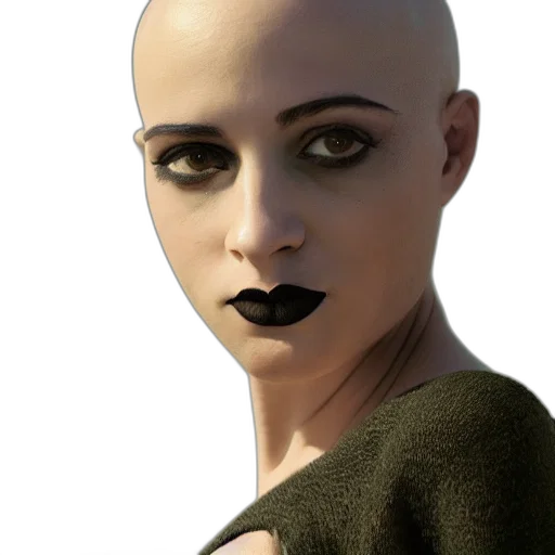 face, hair, robot, mask transparent PNG cut-out