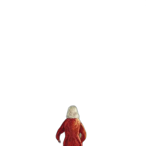dress, robot, creature, hair transparent PNG cut-out