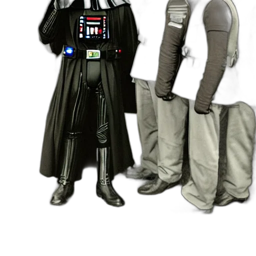 jacket, staff, concept art, darth, vader, american, soldiers, during transparent PNG cut-out
