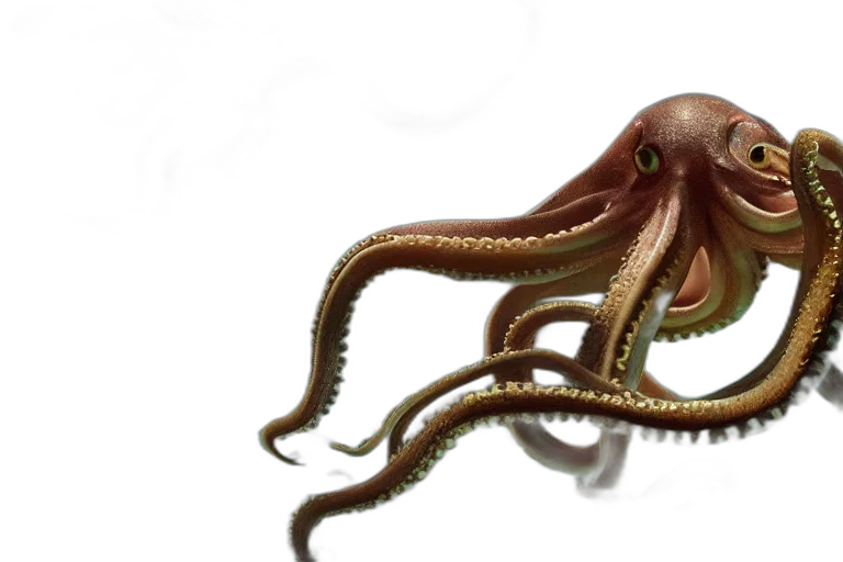 creature, animal, hair, staff, concept art, 3d render, photorealistic, watercolor transparent PNG cut-out