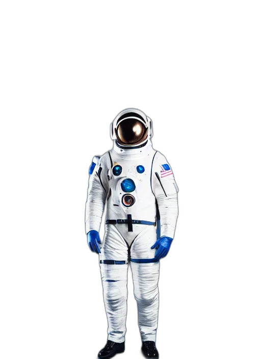 robot, jacket, dress, staff, concept art, 3d render, outer space, studio transparent PNG cut-out