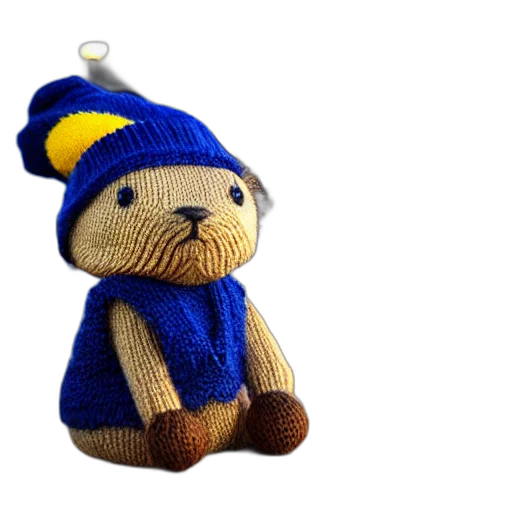 hat, staff, pixel art, photorealistic transparent PNG cut-out