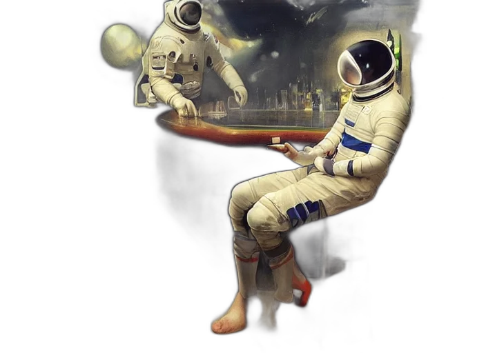 robot, mask, furniture, concept art transparent PNG cut-out