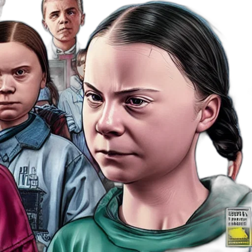 face, comic book art, photorealistic, concept art transparent PNG cut-out