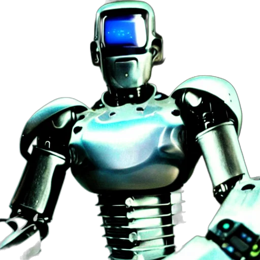robot, 3d render, concept art, cyberpunk, vaporwave, super, technochrist, robotic transparent PNG cut-out