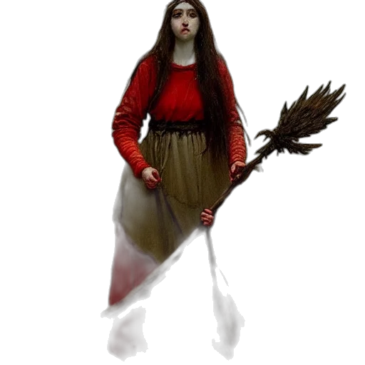 staff, dress, creature, jacket transparent PNG cut-out