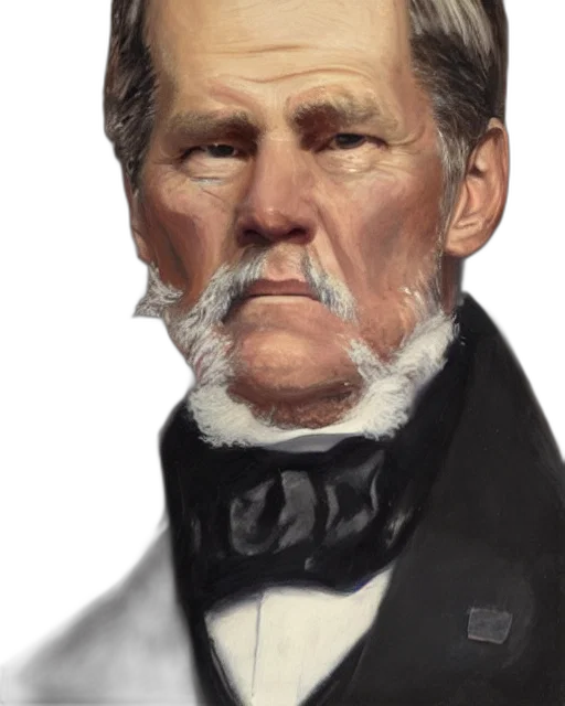 face, photorealistic, oil painting, concept art transparent PNG cut-out