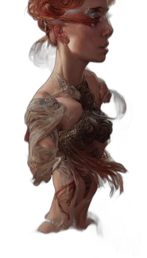 dress, dragon, mask, face transparent PNG cut-out