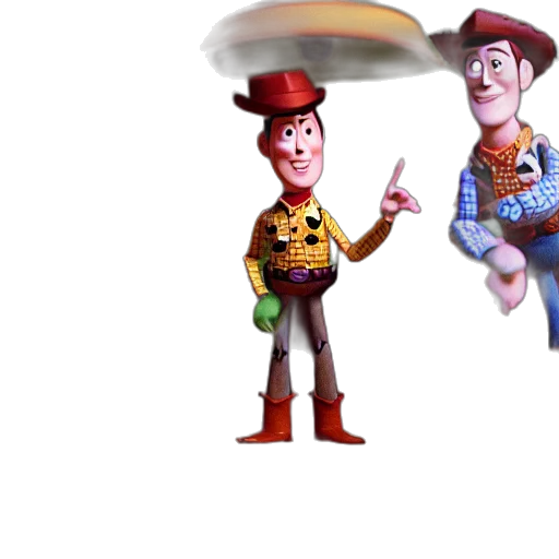 hat, staff, 3d render, concept art transparent PNG cut-out