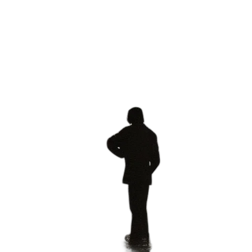 jacket, staff, robot, face, 3d render, concept art, photorealistic, pixel art transparent PNG cut-out