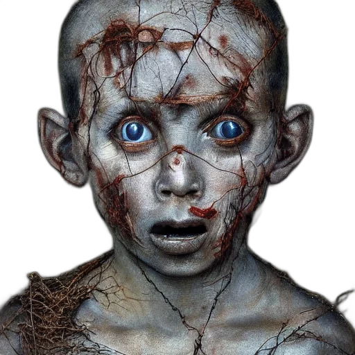 face, mask, creature, animal, photorealistic, concept art, 3d render, fantasy art transparent PNG cut-out