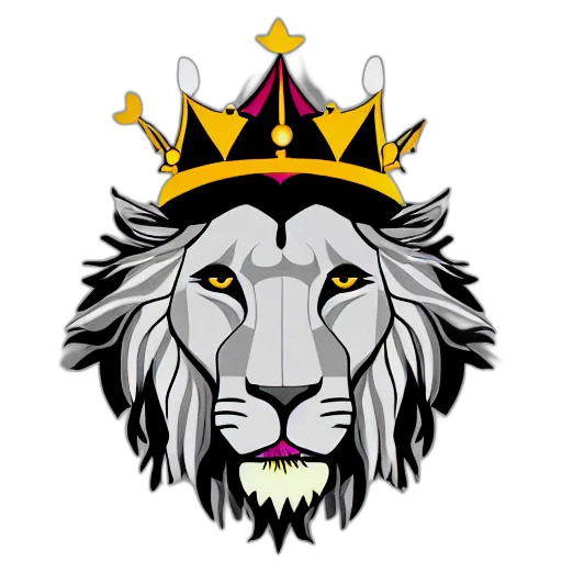 crown, fantasy art, cartoon, concept art, 3d render, semi, profile, picture transparent PNG cut-out