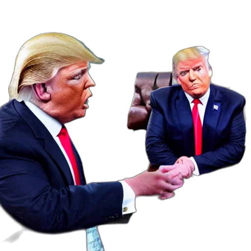 furniture, weapon, staff, concept art, 3d render, photorealistic, donald, trump transparent PNG cut-out