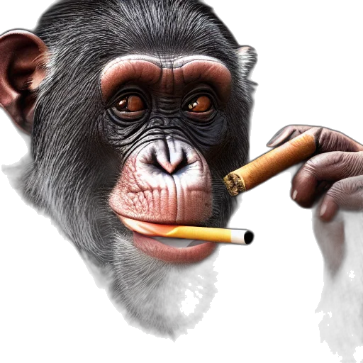animal, photorealistic, concept art, 3d render transparent PNG cut-out
