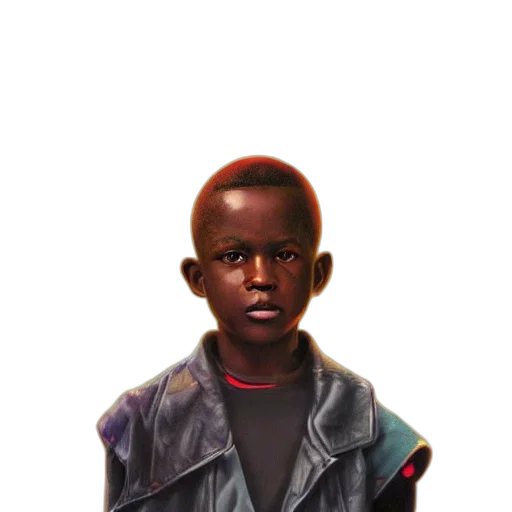 jacket, face, weapon, animal, concept art, photorealistic, 3d render, pixel art transparent PNG cut-out