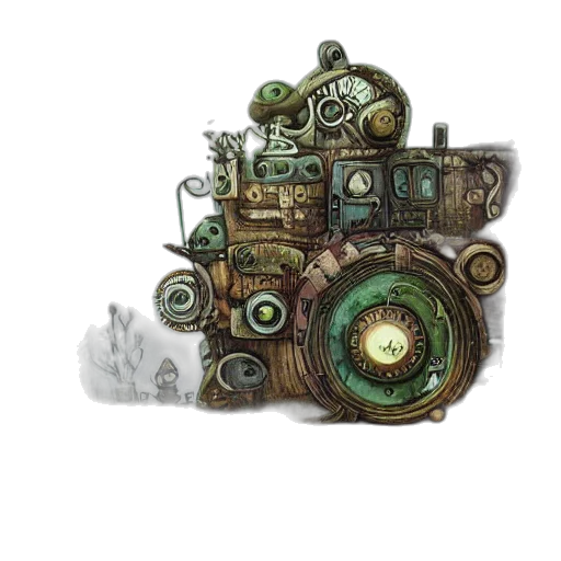 robot, car, weapon, furniture transparent PNG cut-out