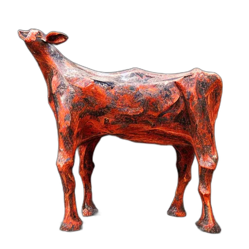 animal, furniture, 3d render, photorealistic transparent PNG cut-out